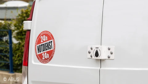Protect your van from theft with our padlocks and hasps © ABUS