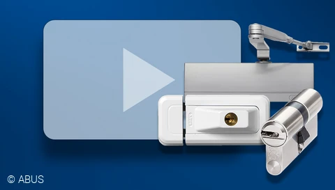Installations- und Erklärvideos zu ABUS Tür- und Fenstersicherungen © ABUS