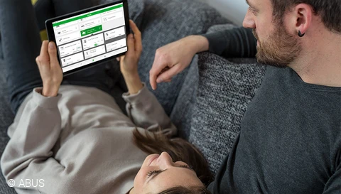 Wygodne sterowanie inteligentnym domem za pomocą aplikacji © ABUS