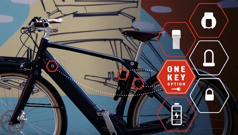 Unsere ONE KEY Option bietet die Möglichkeit, mehrere Schlösser gleichschließend zu erhalten © ABUS