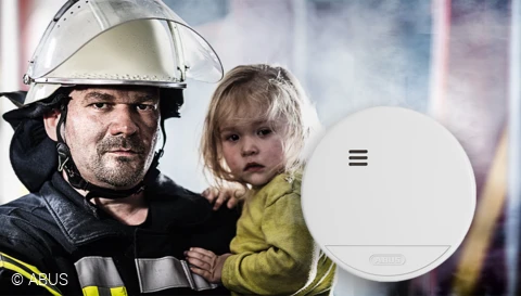 Rauchmelder retten Leben. Investieren Sie in Ihren persönlichen Brandschutz © ABUS