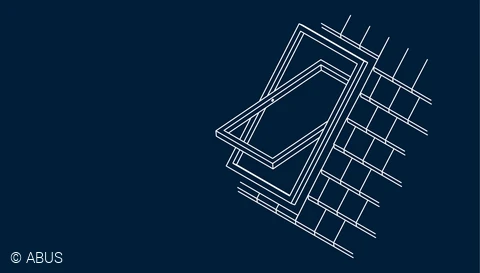 Secure your skylight against unauthorised climbers © ABUS