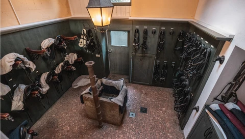 Sattelkammer - hier werden nicht unerhebliche Werte aufbewahrt.