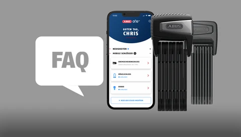 FAQ zu den smarten Faltschlössern 6500A & 6000 One © ABUS