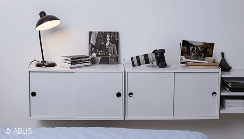 Optimise your lighting control via time schedules. © ABUS