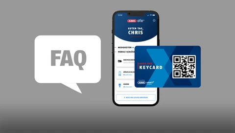Fragen und Antworten zu der digitalen Keycard © ABUS