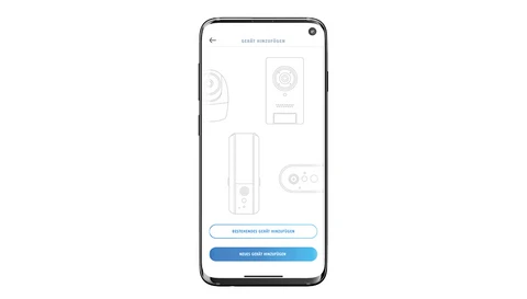 Fügen Sie bequem über die App neue Geräte hinzu © ABUS
