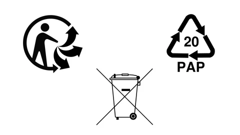 Recyling symbols