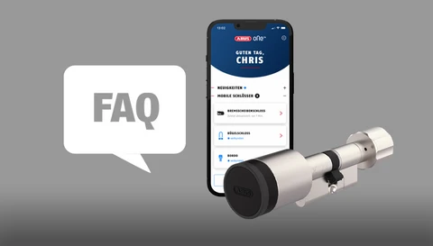 FAQ zum smarten Türzylinder CYLOX One © ABUS
