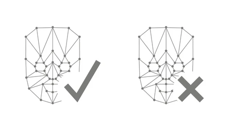 Abschließend überprüft ein Algorithmus die Übereinstimmung der verglichenen Daten. © ABUS