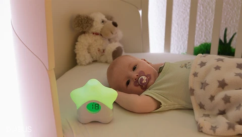 Un sommeil sans souci - avec la veilleuse LILY © ABUS