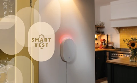 Die Smartvest Pro Zentale in Betrieb.