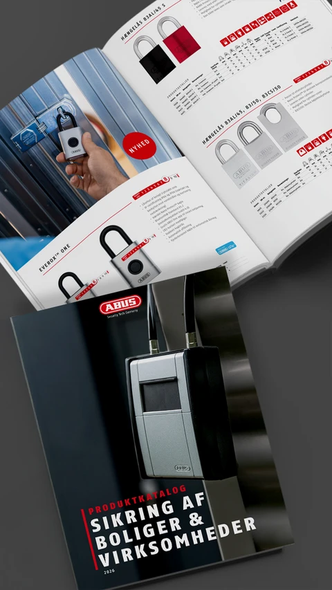 Produktkatalog: sikring af boliger og virksomheder © ABUS