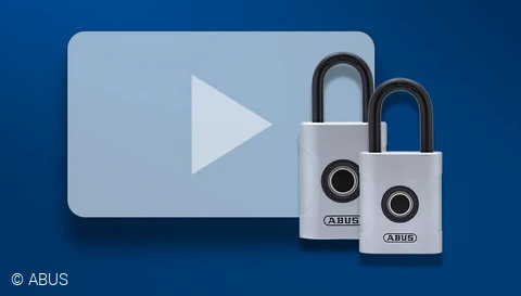 Installations- und Erklärvideos zum ABUS Touch Vorhängeschloss © ABUS