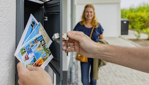 Zylindertyp Briefkasten © ABUS
