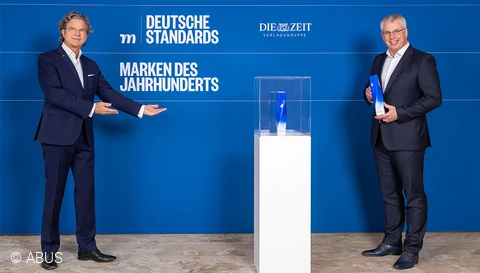 ABUS erhält Markenpreis „Marke des Jahrhunderts“ © ABUS