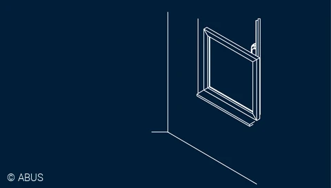 Finden Sie die passende Sicherung für nach außen öffnende Fenster © ABUS