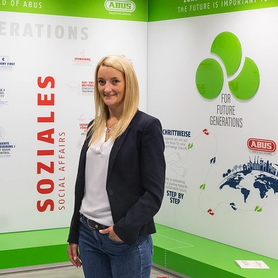 Lisa Behrens, Nachhaltigkeitsbeauftragte bei ABUS &copy;ABUS