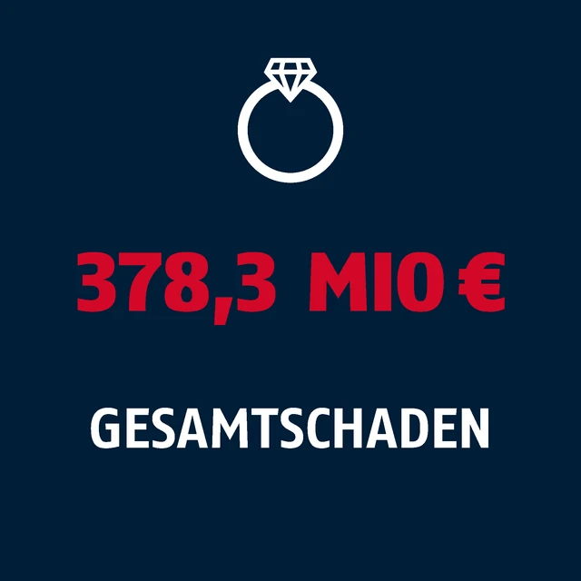 378,3 Mio. € Gesamtschaden durch Einbrüche mit Ring-Symbol © Abus
