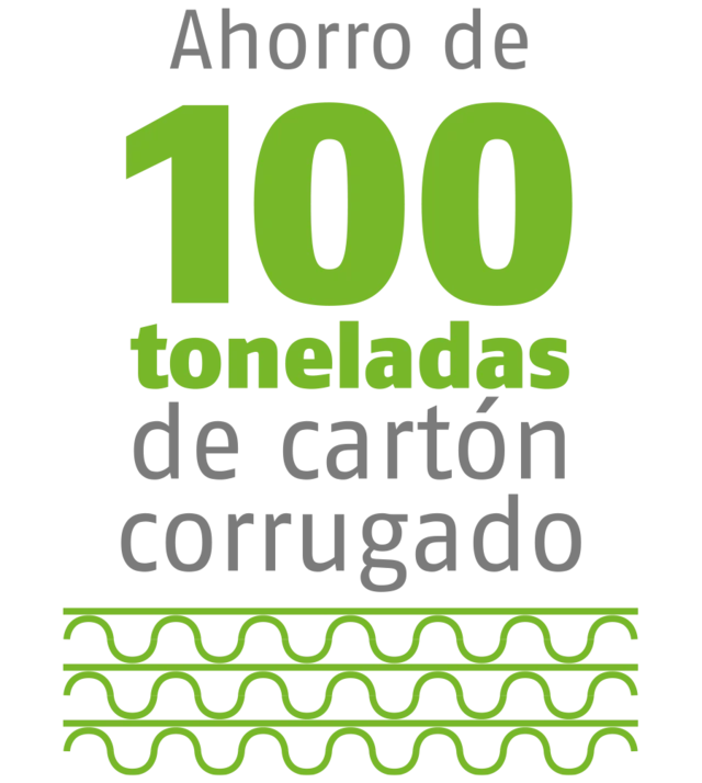 Ahorro de cartón corrugado