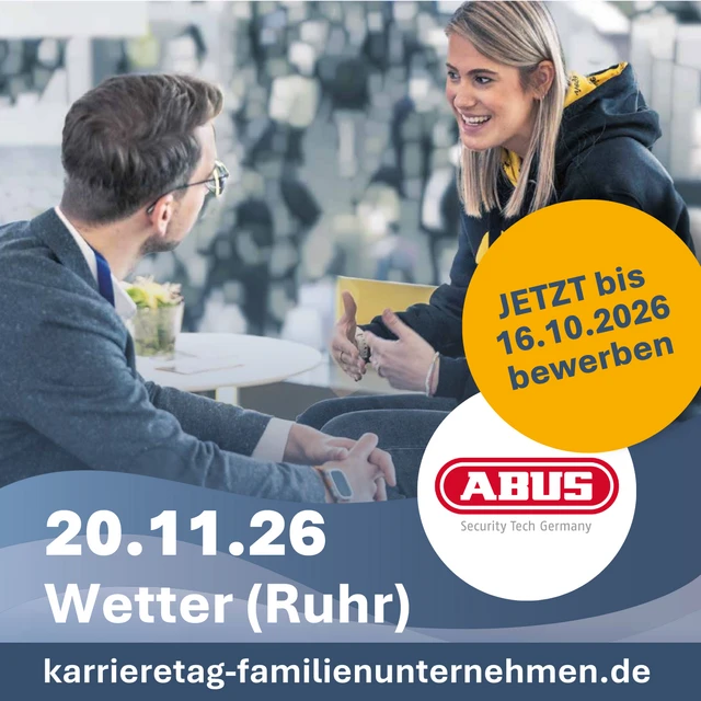 Karrieretag Familienunternehmen am 20.11.26
