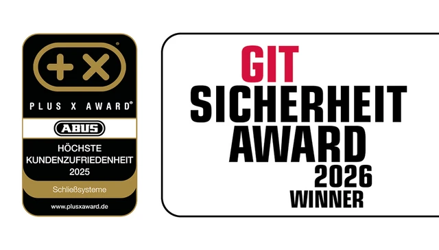 Siegel Plus X Award und GIT Sicherheit Award