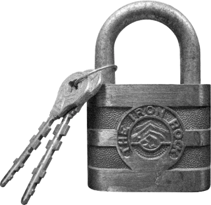 Det första hänglåset från ABUS, Iron Rock © ABUS