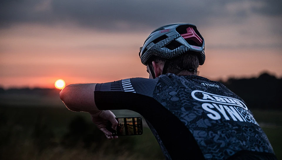 De zonsopgang op het Dortmund-Eemskanaal was een foto waard. ©Nils Längner