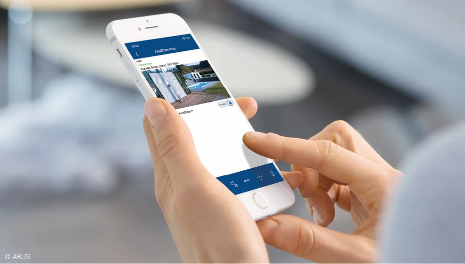 Bekijk het live beeld via de app