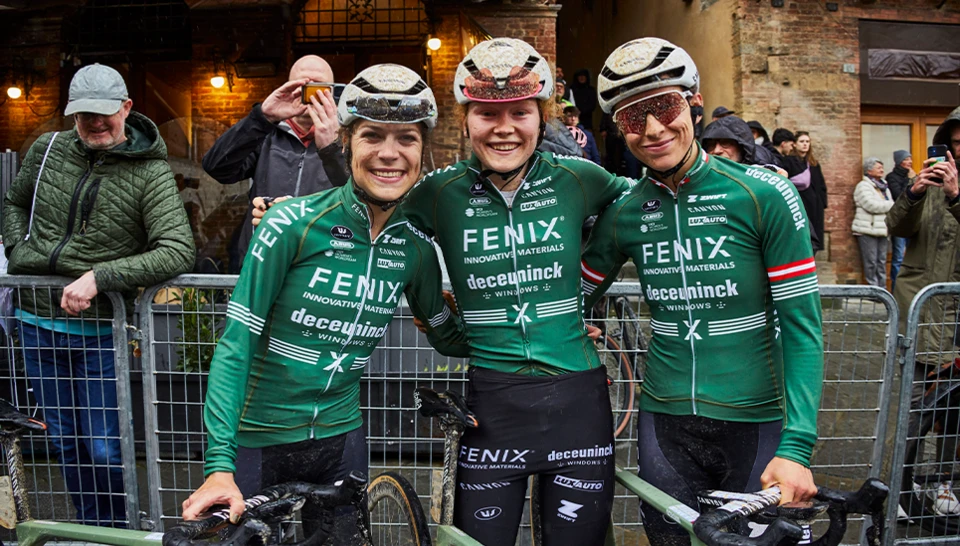 Drei Athleten des Team Facepeeters © ABUS
