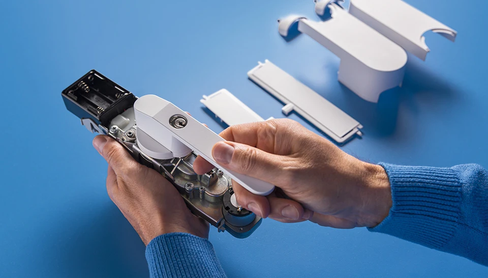 Vorbereitung WINTECTO One in weiß © ABUS Vorbereitung WINTECTO One in weiß © ABUS