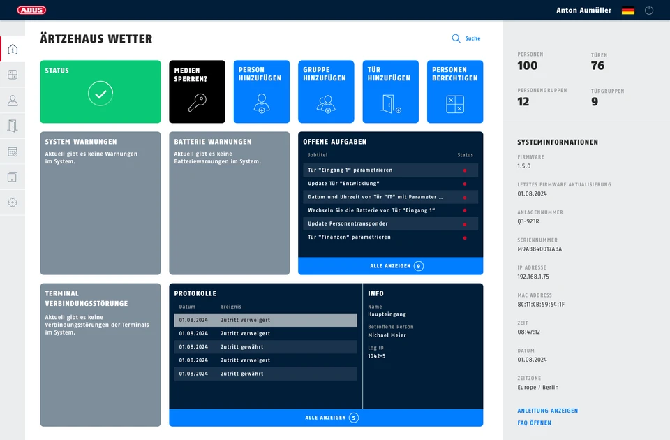 Dashboard Tectiq