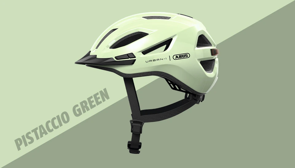 Urban-I 4.0 Fahrradhelm Pistacchio Green Produktfreisteller © ABUS