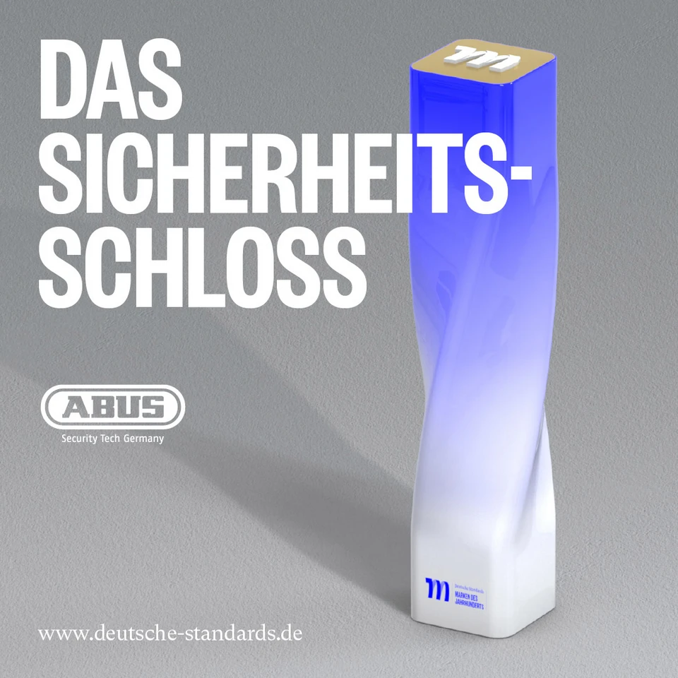 Award "Marke des Jahrhunderts" © ABUS