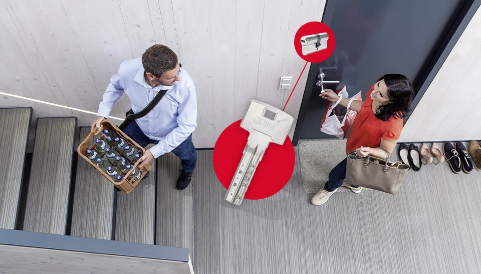 Enkelvoudig slot &copy; ABUS