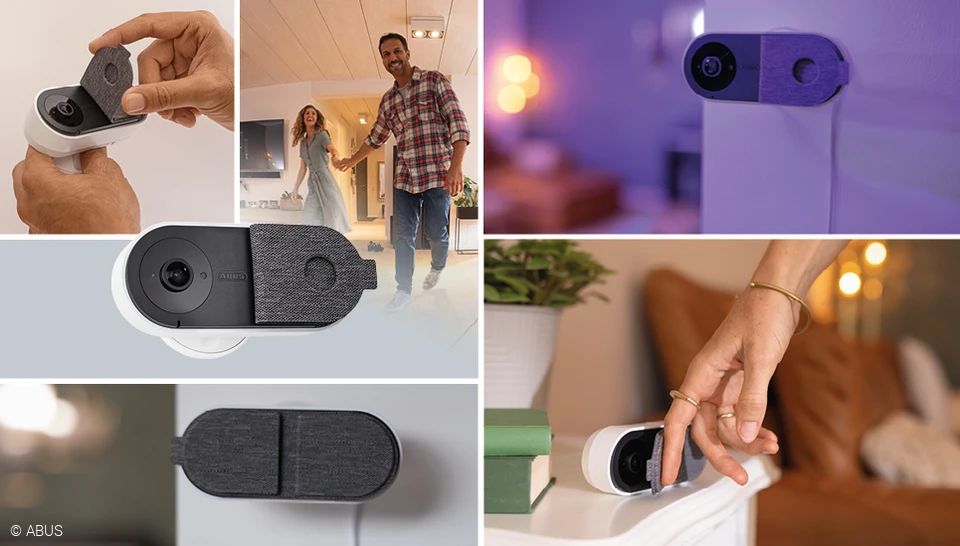 Die ABUS Privacy Cam behält für dich den ganzen Raum im Blick.