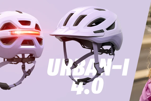 Produktfreisteller des Fahrradhelms Urban-I 4.0 in light lavender © ABUS