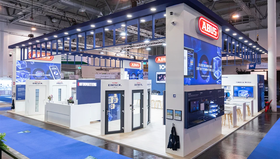 Der Stand von ABUS bei der Security 2024 © ABUS