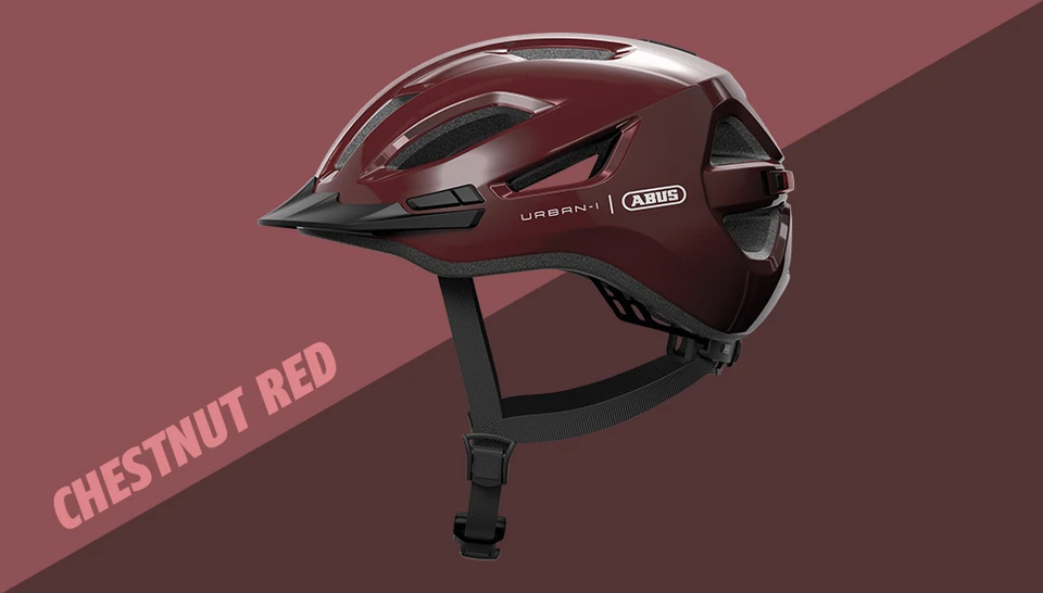 Urban-I 4.0 Fahrradhelm Chestnut Red Produktfreisteller © ABUS