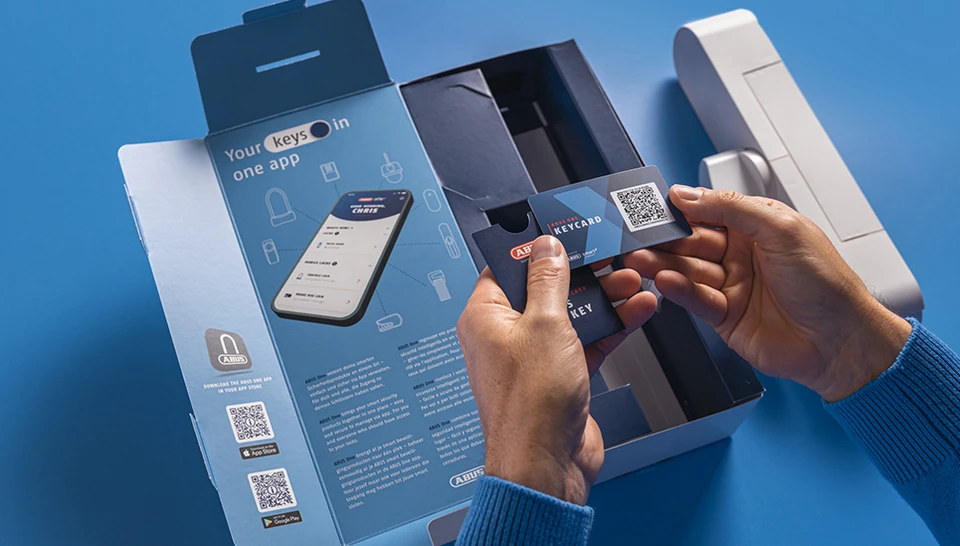 App-Einrichtung mit Keycard &copy; ABUS