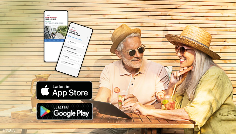 Den Urlaub beruhigt genießen, weil das Zuhause gut geschützt ist.