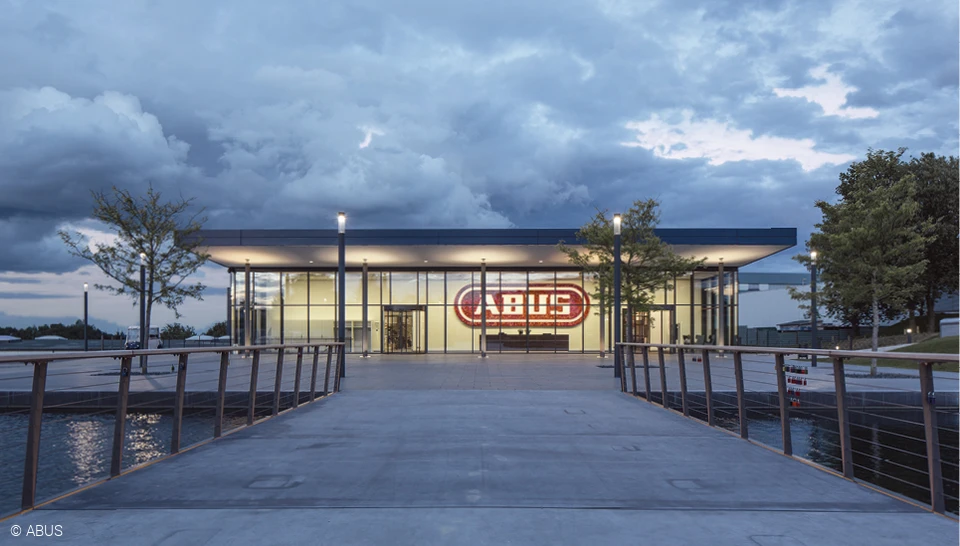 Die ABUS Firmenzentrale in Wetter bei Dortmund