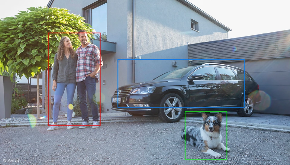 Behalten Sie alles Wichtige im Blick - mit der Schwenk-Neige-Kamera von ABUS © ABUS