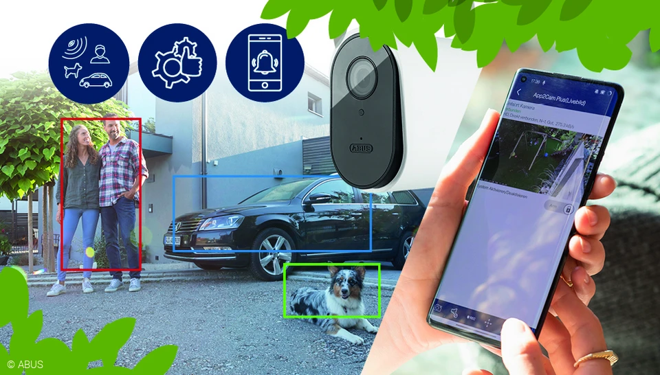 Macht den Unterschied - die ABUS WLAN Außen-Kamera