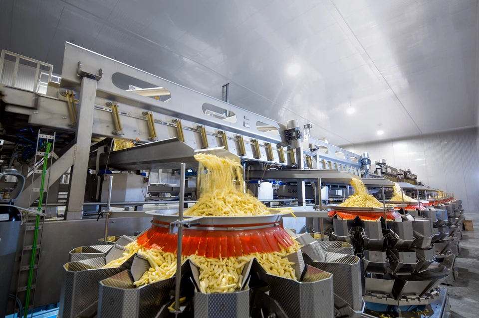 The entire production process is monitored right up to the finished French fries - for the best possible Belgian French fry quality. © ABUS