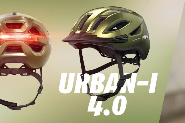 Produktfreisteller des Fahrradhelms Urban-I 4.0 ACE pepper green © ABUS