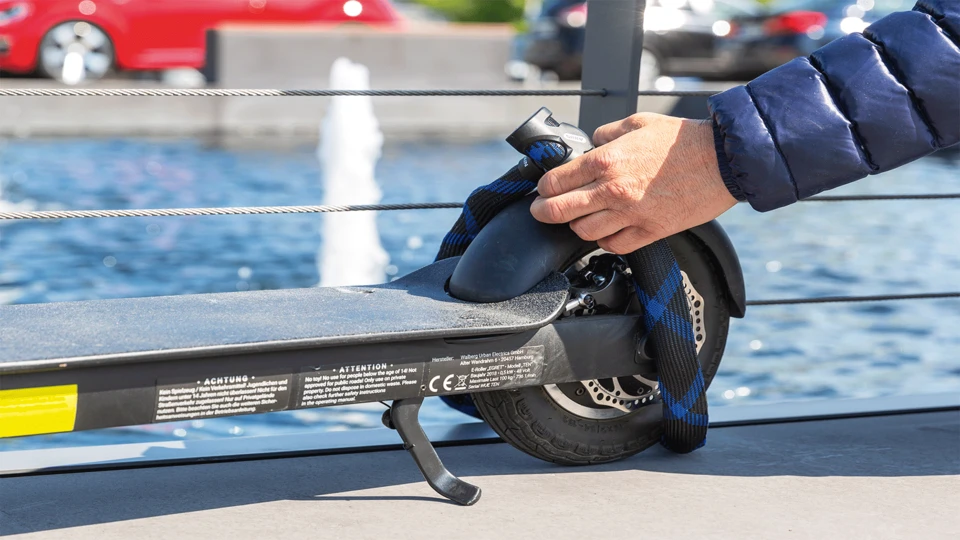 So ist ihr E-Scooter falsch gesichert So ist ihr E-Scooter falsch gesichert