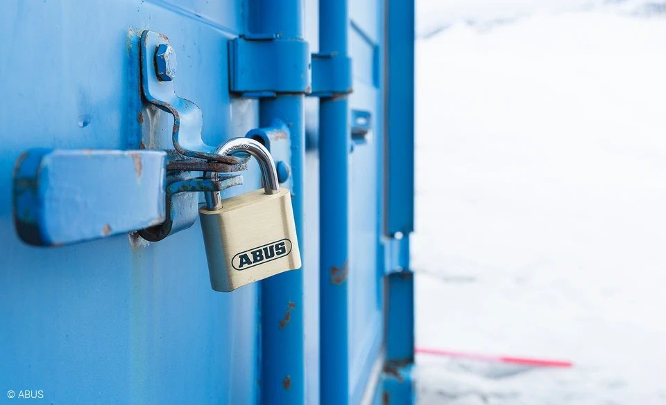 Vergrendeling zonder sleutel - met het hangslot 180IB © ABUS