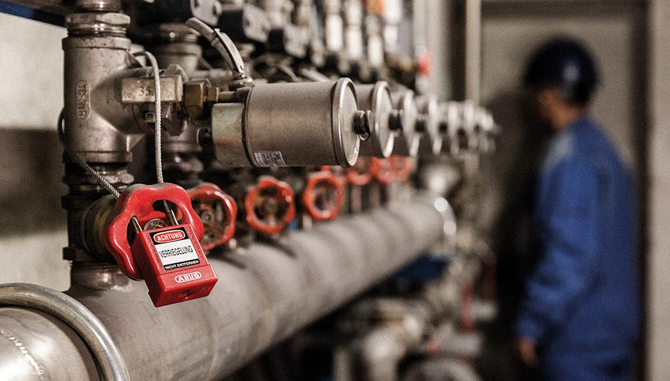 The safety locks are the versatile centrepieces in the Lockout / Tagout range © ABUS
