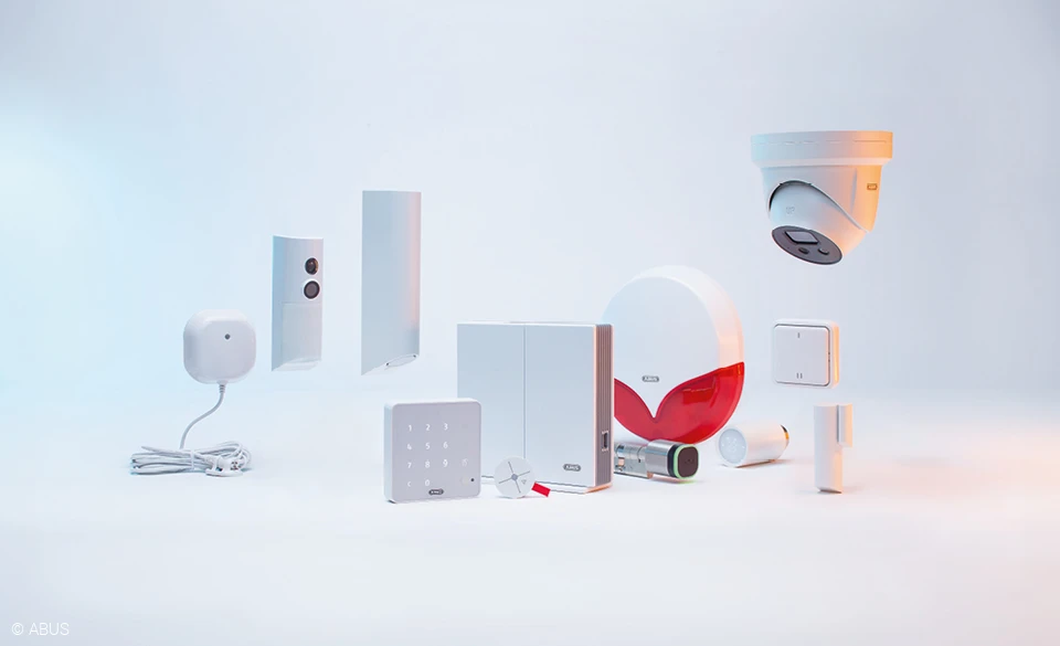 The Comfion wireless security system from ABUS consists of an intelligent selection of security components. © ABUS